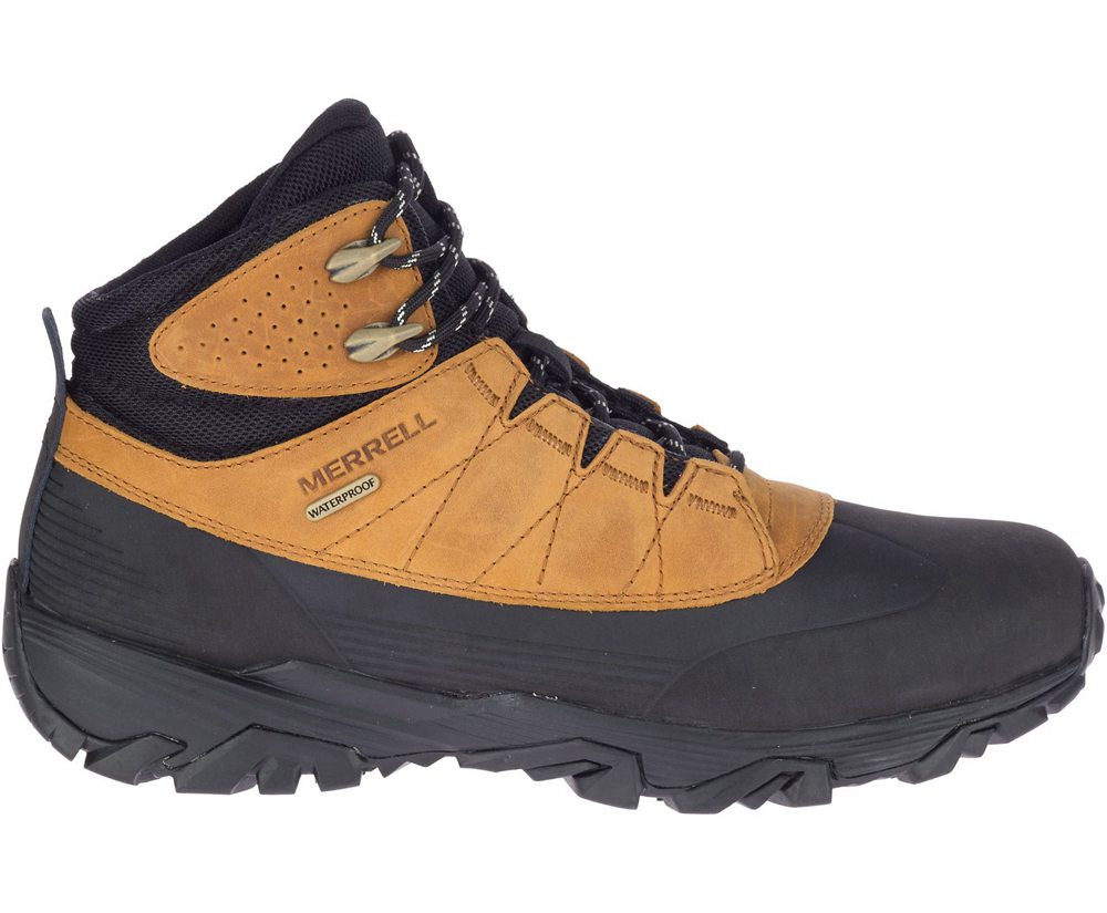 Merrell Boots Brown/Black - Coldpack Ice+ 6" Polar Waterproof - Mens 81SIOKHTX